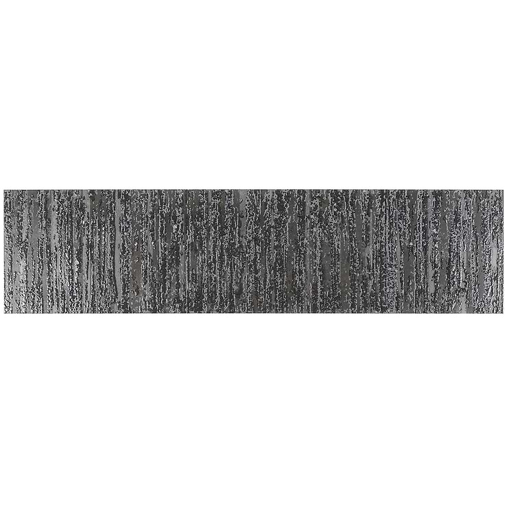 Twilight Deco Dark 12x48 Metal Look Porcelain Tile