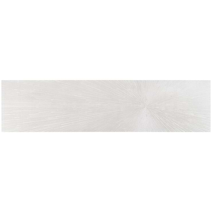 Twilight White Alfa 12x48 Metal Look Porcelain Tile