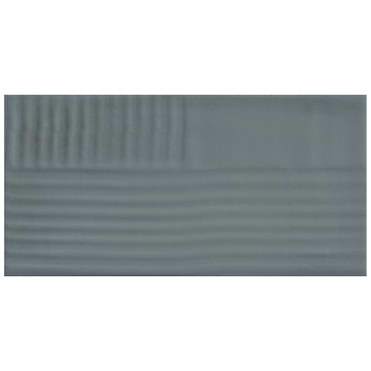 Comb Deco Cobalto 4X8 Matte Ceramic Wall Tile