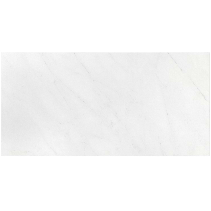 Belvedere Bianco 15x30 Marble Look Porcelain Tile