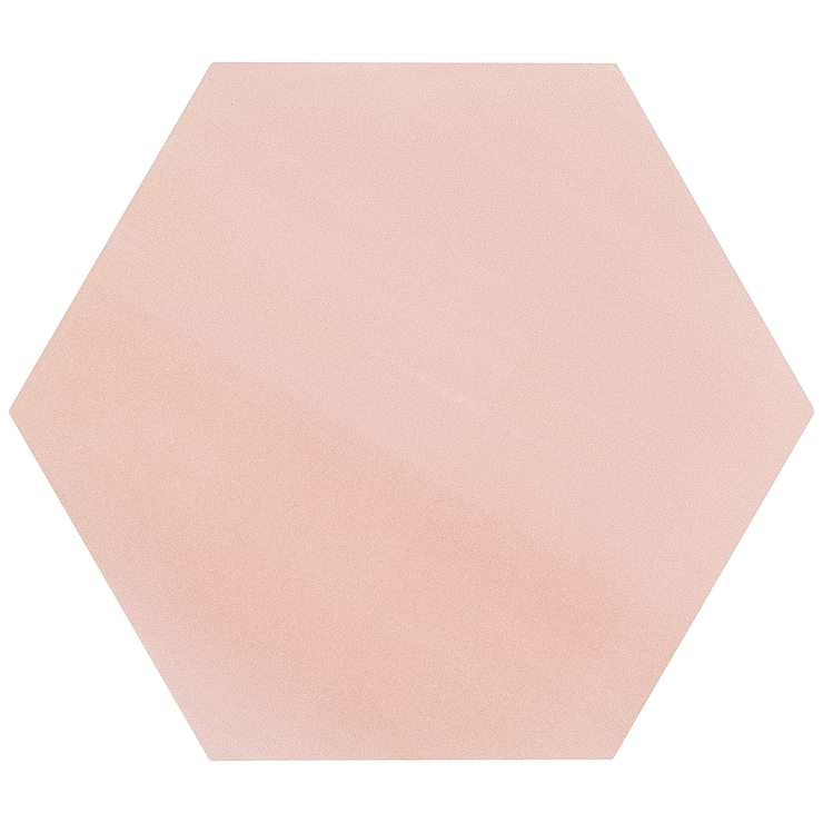 HexArt Rose 8" Porcelain Matte Tile