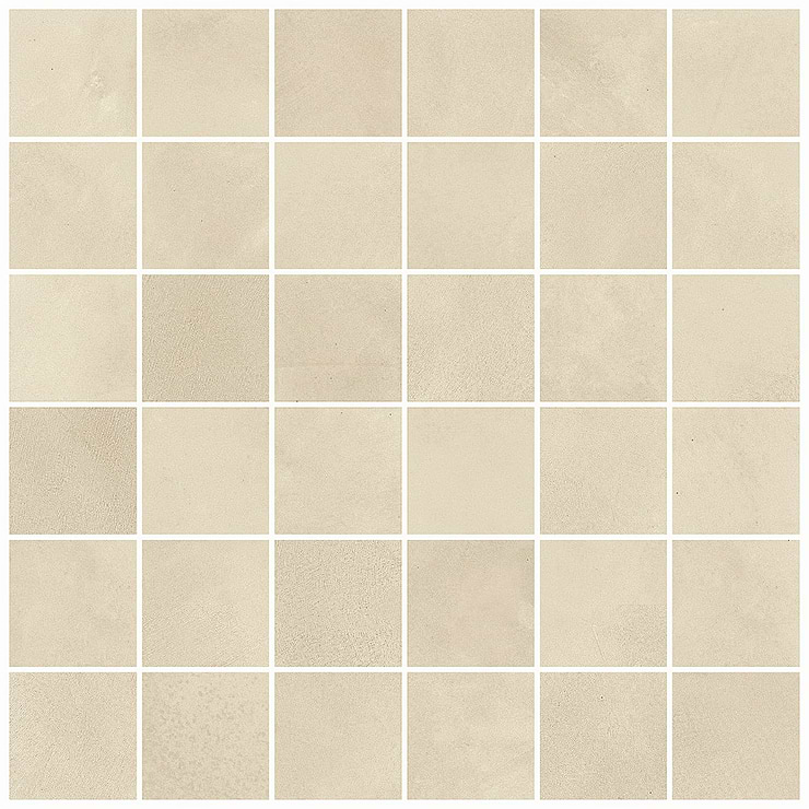 Clay Shy Beige 2x2 Matte Porcelain Mosaic Tile