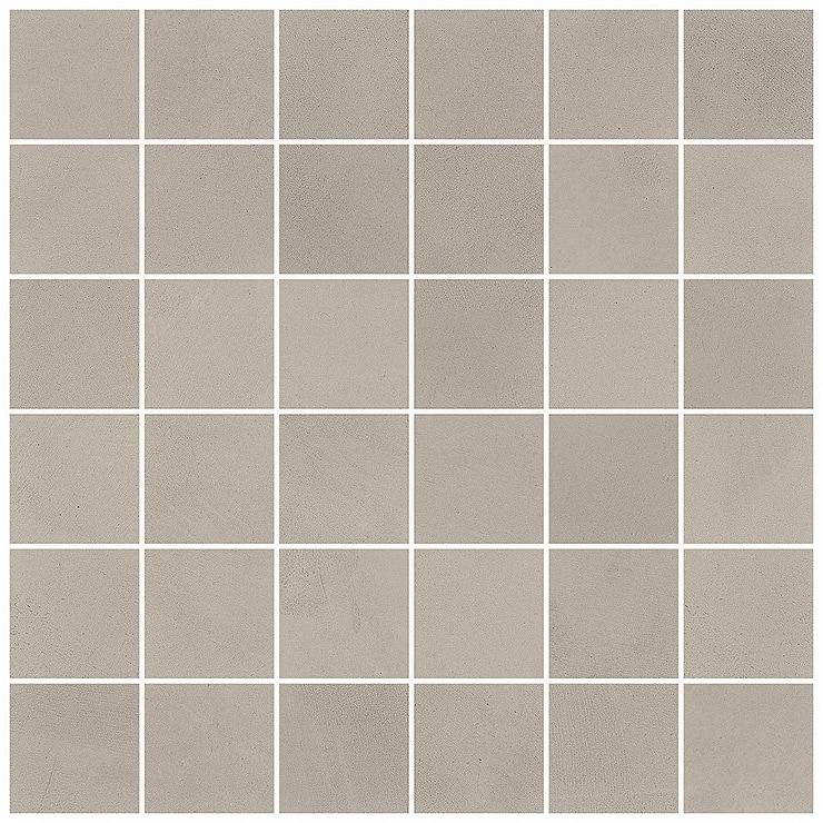 Clay Trust Gray 2x2 Matte Porcelain Mosaic Tile