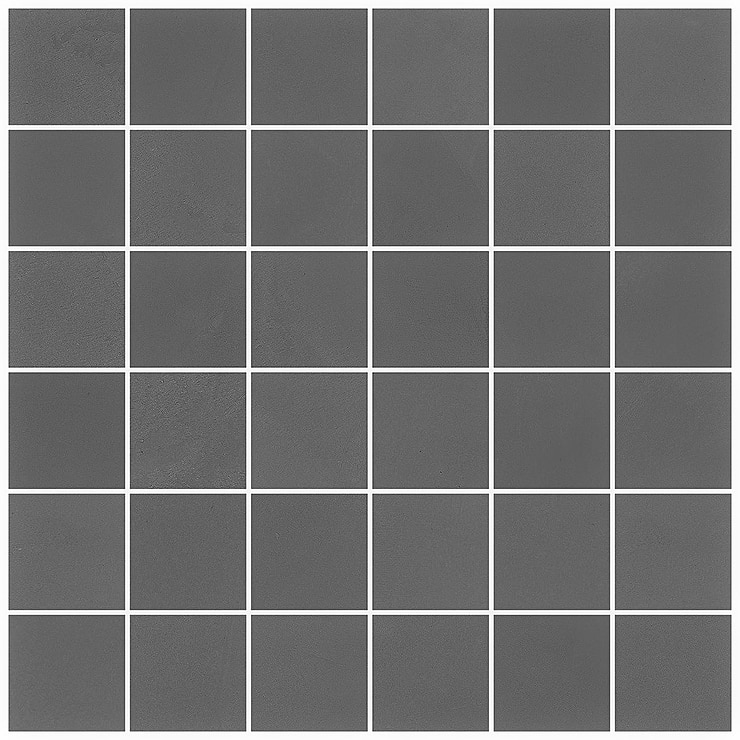 Clay Verve Gray 2x2 Matte Porcelain Mosaic Tile