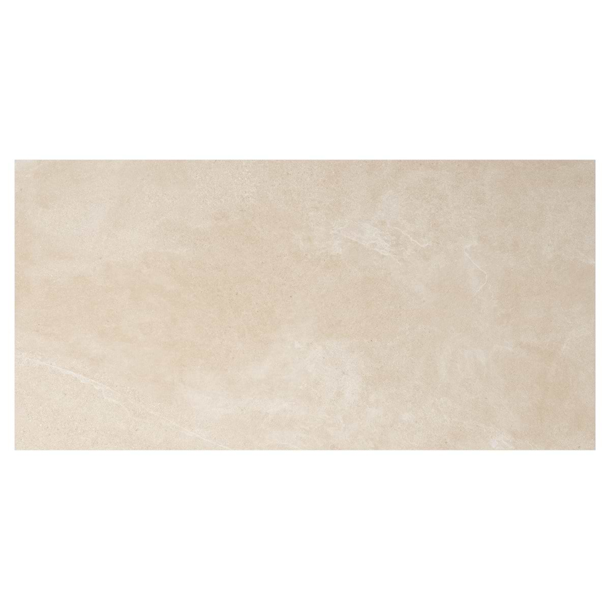 Era Crema Beige 24x48 Limestone Look Matte Porcelain Tile