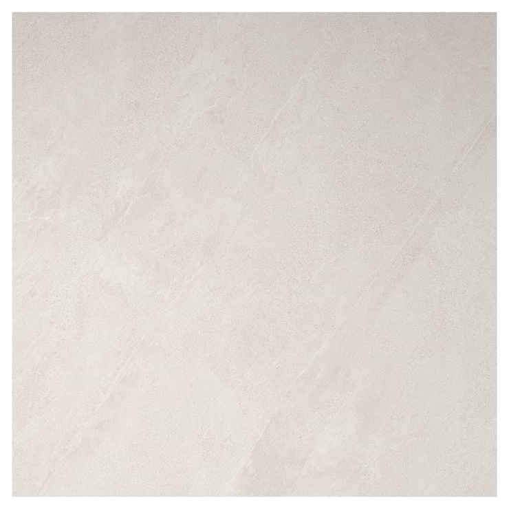 Era Linen White 48x48 Limestone Look Matte Porcelain Tile