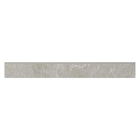 Era Silver Gray 3x24 Limestone Look Matte Porcelain Bullnose