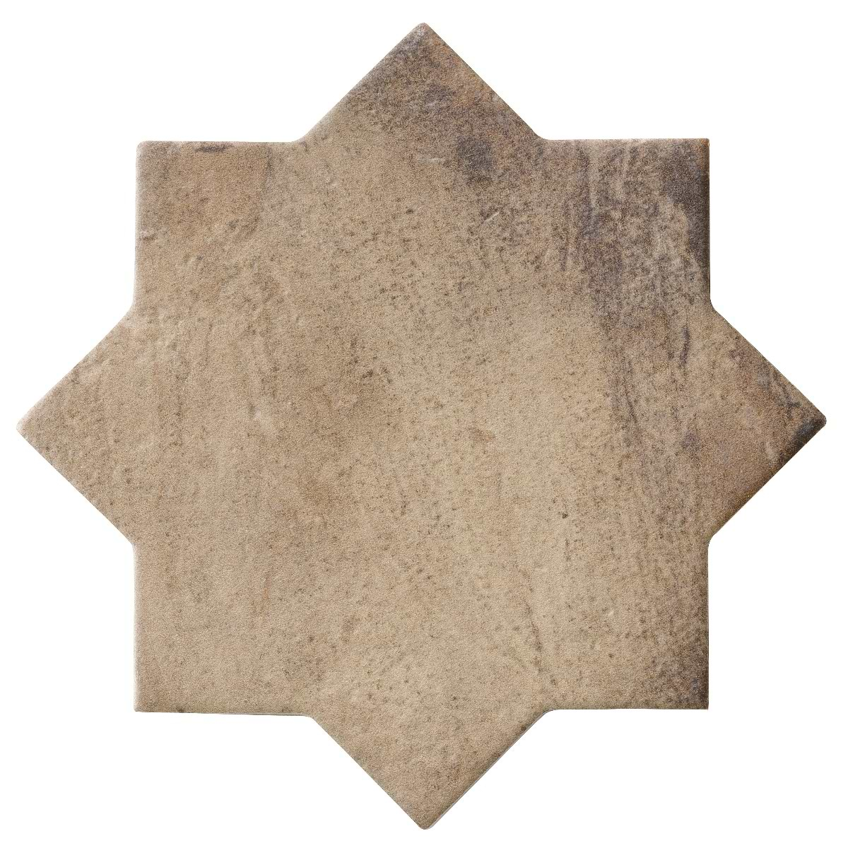 Parma Taupe Star Matte 6" Porcelain Tile : Not for Individual Sale