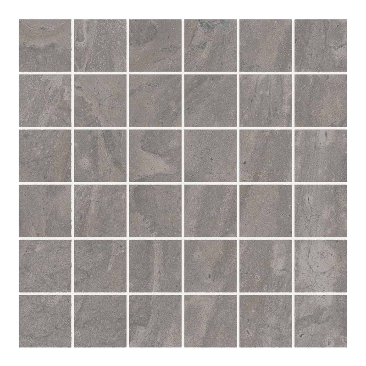 Santo Pearl Gray 2x2 Matte Porcelain Mosaic Tile