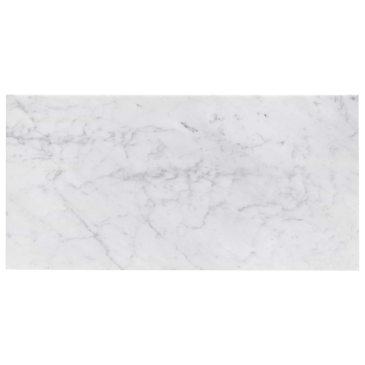 Carrara 12X24 Polished Marble Tile