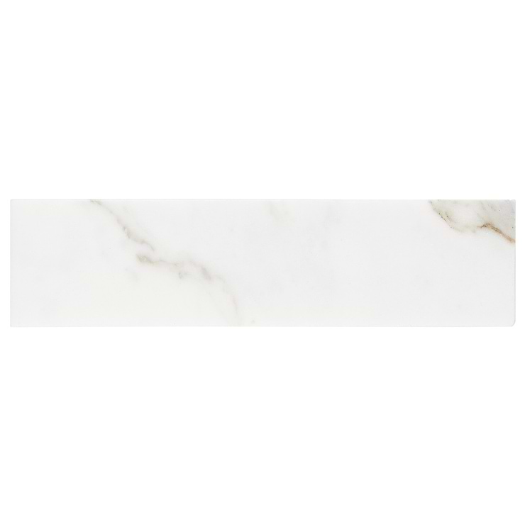 Calacatta White Gold 2x8 Honed Marble Subway Tile