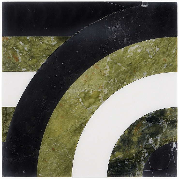 Arc Horizontal Soul 12x12 Polished Marble by Elizabeth Sutton