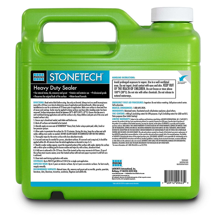 Laticrete Heavy Duty Grout Sealer for Natural Stone- Tile- & Grout - Gallon
