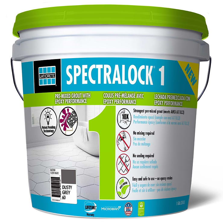 Laticrete SpectraLock 1 Dusty Gray Grout - Gallon