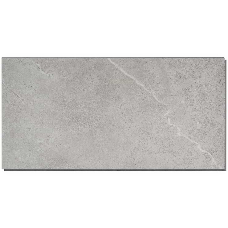 Optoro Juneau Sandstone Light Gray 28mil Wear Layer Rigid Core Click 12x24 Luxury Vinyl Tile