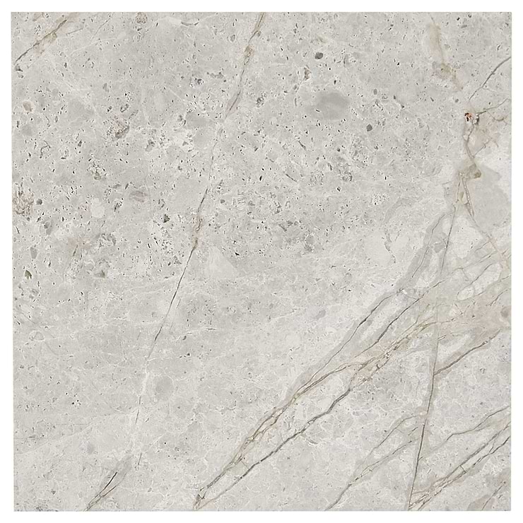 Tundra Gray 6x6 Honed Limestone Tile