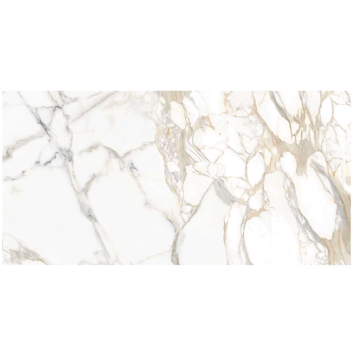 TileBarXL Marmi Slim Bernini Oro 30"x60" Polished Porcelain Slab