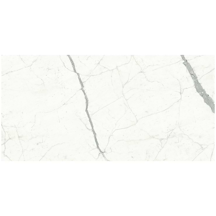 TileBarXL Marmi Slim Bianco Venato 60x120 Polished Porcelain Slab