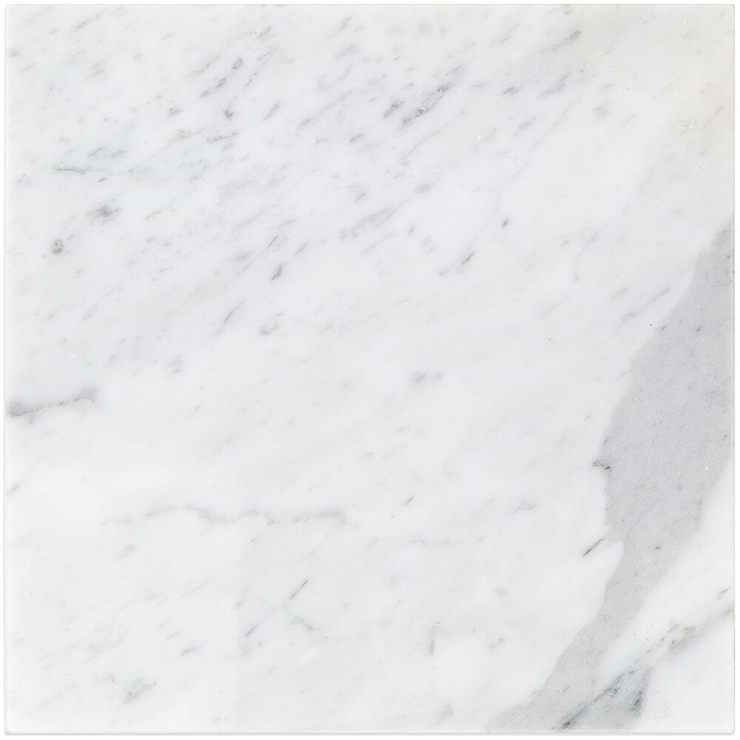 Statuario 12x12 Polished Marble Tile 