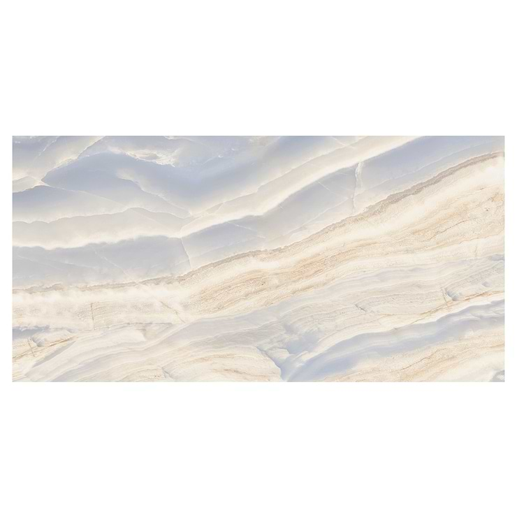 Lumina Onyx Opera Blue 24x48 Polished Porcelain Tile