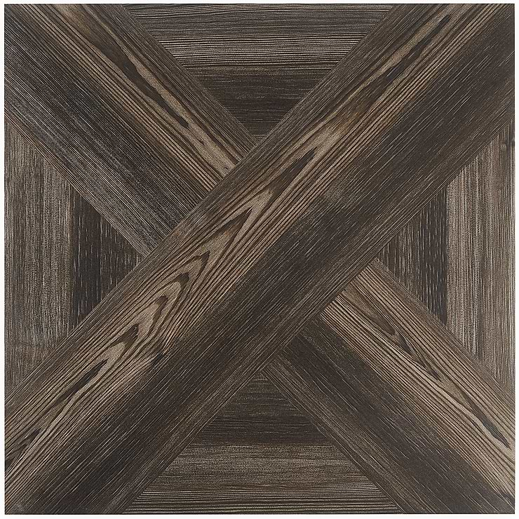 Barberry Decor Tabacco 24x24 Matte Wood Look Porcelain Floor and Wall Tile