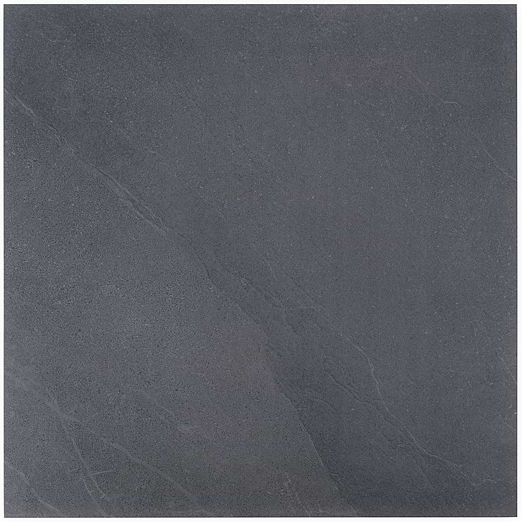 Fordham Nero 24x24 Black Matte Porcelain Floor and Wall Tile