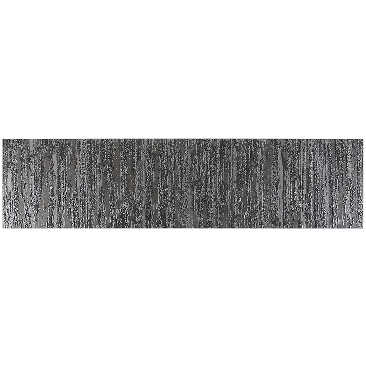 Twilight Deco Dark 12x48 Metal Look Porcelain Tile