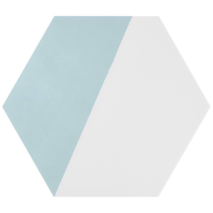 HexArt Pop Turquoise 8" Hexagon Matte Porcelain Tile