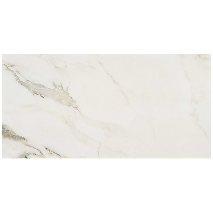 DreamStone Calacatta Rustico 12x24 Polished Porcelain Tile