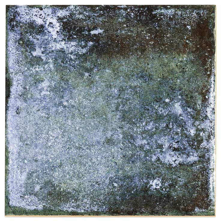 Angela Harris Dunmore Blue 8x8 Polished Ceramic Wall Tile