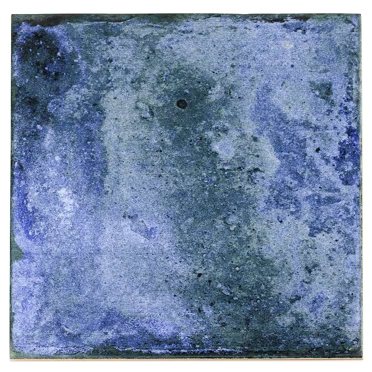 Angela Harris Dunmore Blu 8x8 Ceramic Floor Tile 