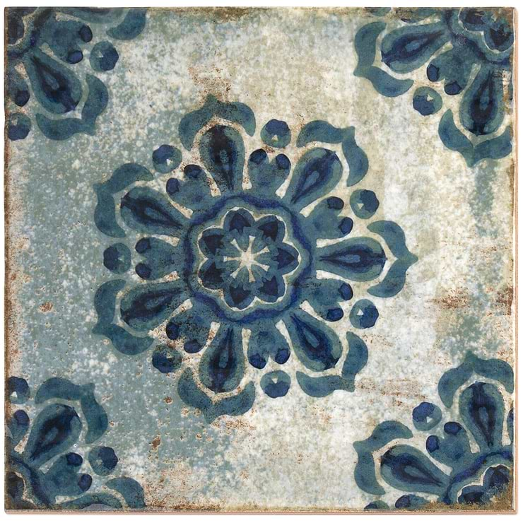 Angela Harris Dunmore Vechio Décor 8x8 Ceramic Tile