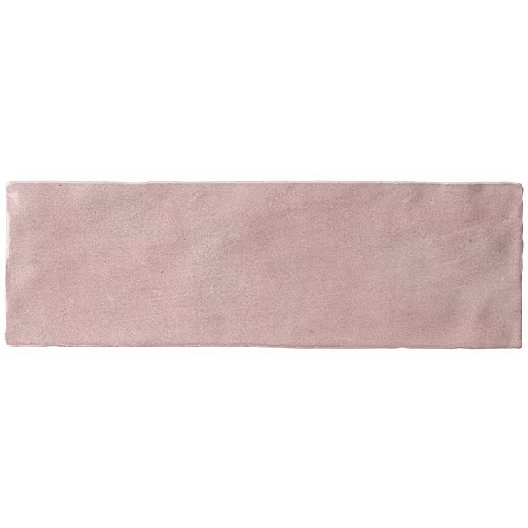 Portmore Pink 3x8 Glossy Ceramic Subway Tile