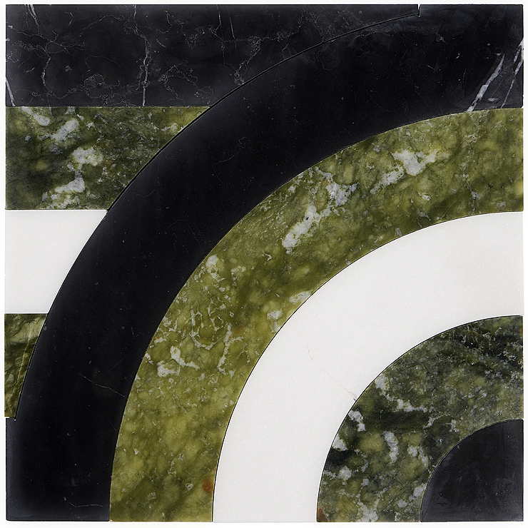 Arc Horizontal Soul 12x12 Polished Marble by Elizabeth Sutton