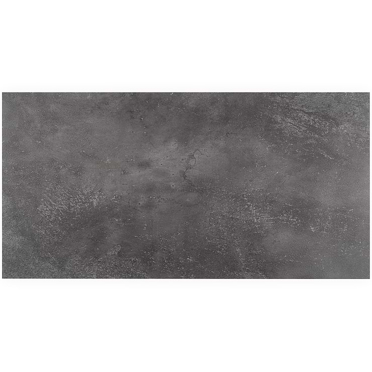 ReNew Metalcrete Charcoal 12mil Wear Layer Glue Down 12x24 Luxury Vinyl Tile