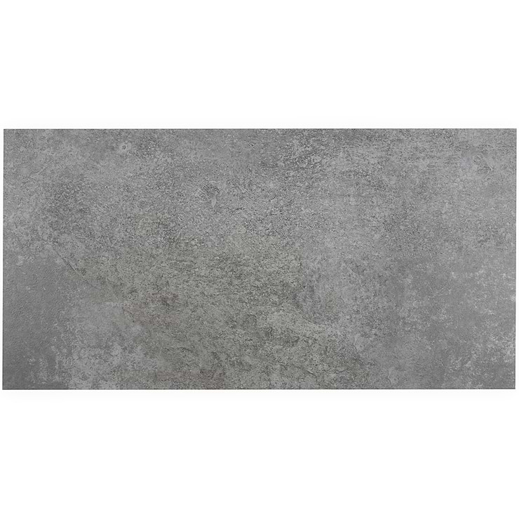 ReNew Metalcrete Pewter 12mil Wear Layer Glue Down 12x24 Luxury Vinyl Tile