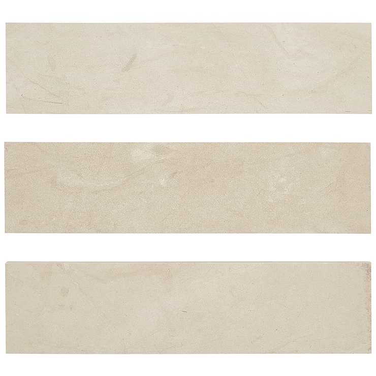 Aero Cream Light Beige 3x12 Polished Limestone Tile