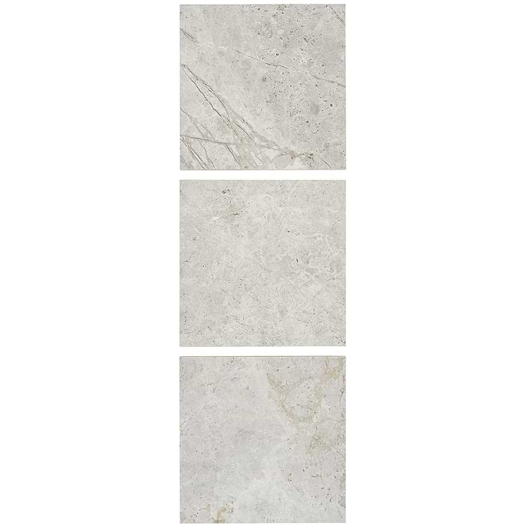 Tundra Gray 6x6 Honed Limestone Tile