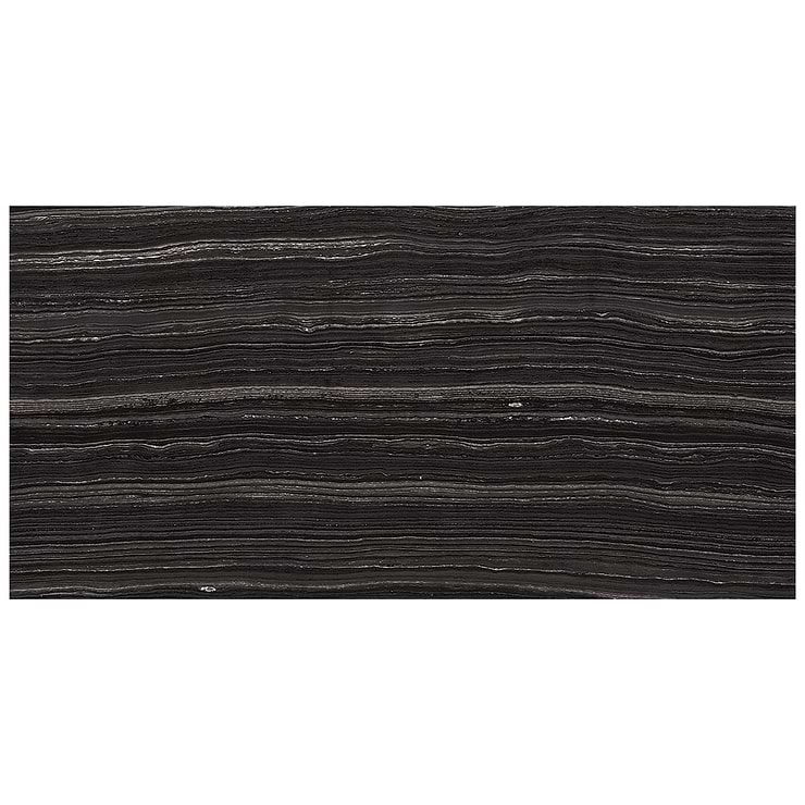 Miles Universe Black 12x24 Matte Porcelain Tile