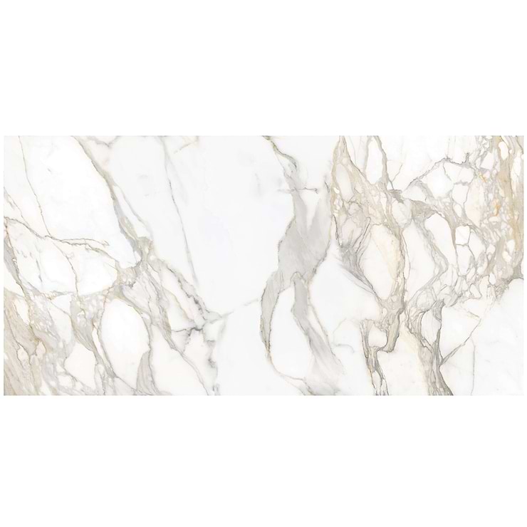 TileBarXL Marmi Slim Bernini Oro 30" x 60" Polished Porcelain Slab