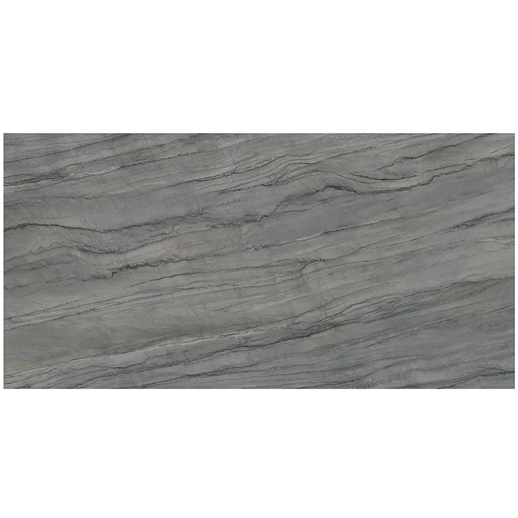 TileBarXL Marmi Slim Platinum Grey 60" x 120" Polished Porcelain Slab