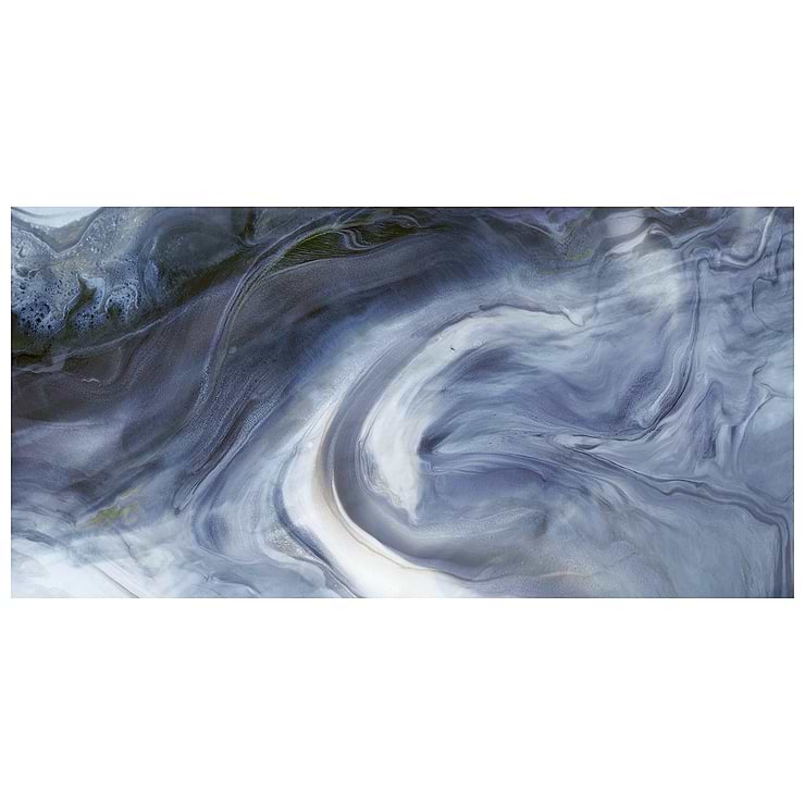 Waverly Blue 24x48 Polished Porcelain Tile