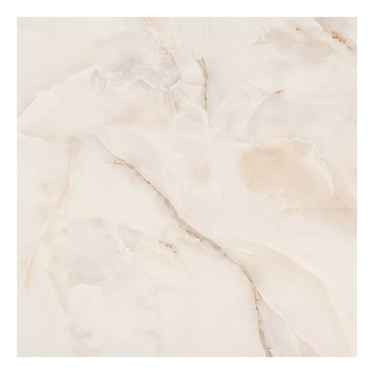Lumina Onyx Pearl Beige 24x24 Polished Porcelain Tile