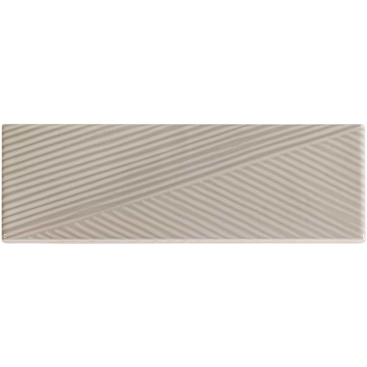 Enigma Gray Pearl 2x8 Polished Ceramic Tile