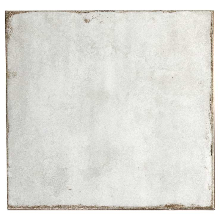 Angela Harris Dunmore Blanco 8x8 Ceramic Tile