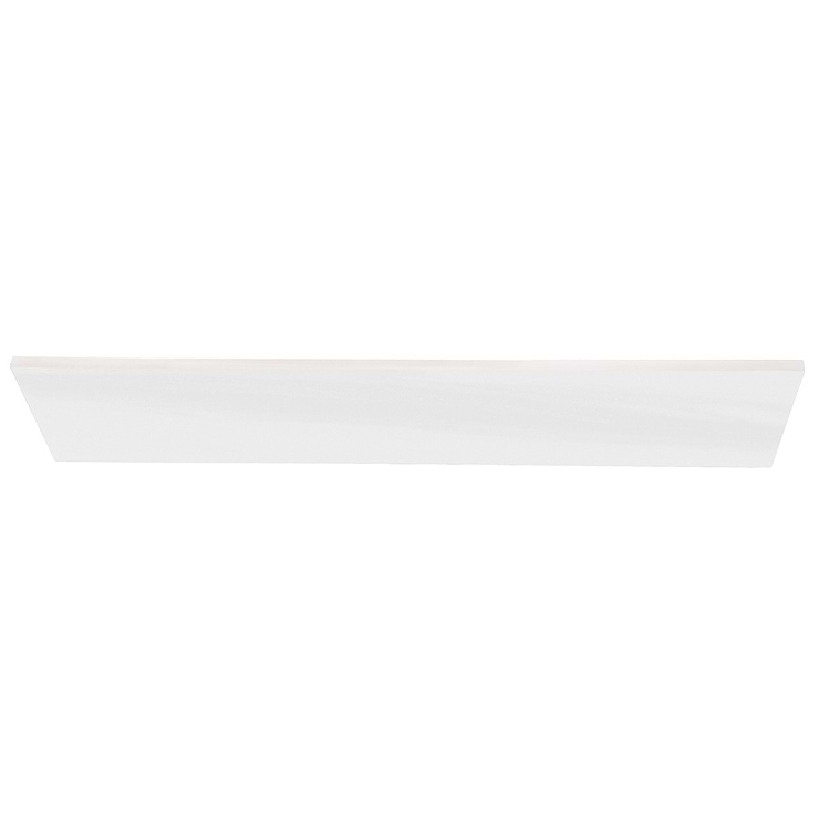 Minera Dolomite Warm White  3x24 Marble Look Polished Porcelain Bullnose