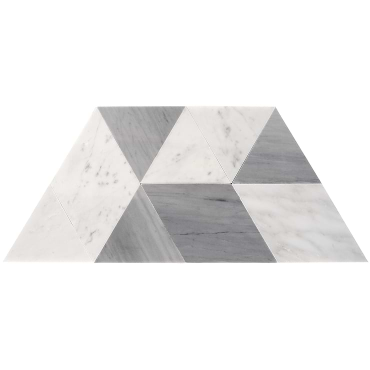 Prism Grana 13.5" x 7.75" Marble Mosaic Tile