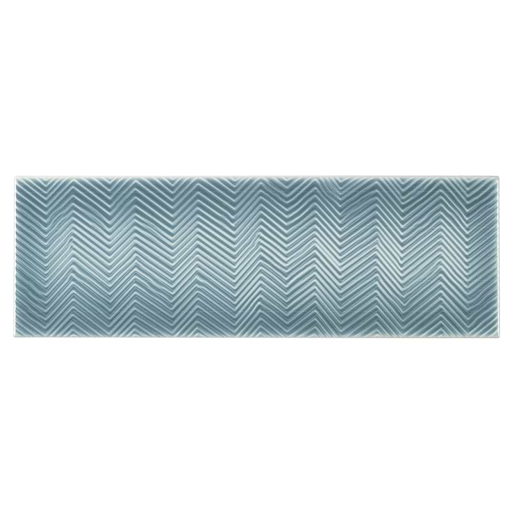 Splendor Blue 4x12 Polished Ceramic Subway Wall Tile