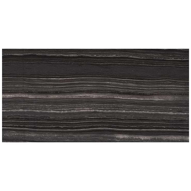 Miles Universe Black 12x24 Matte Porcelain Tile