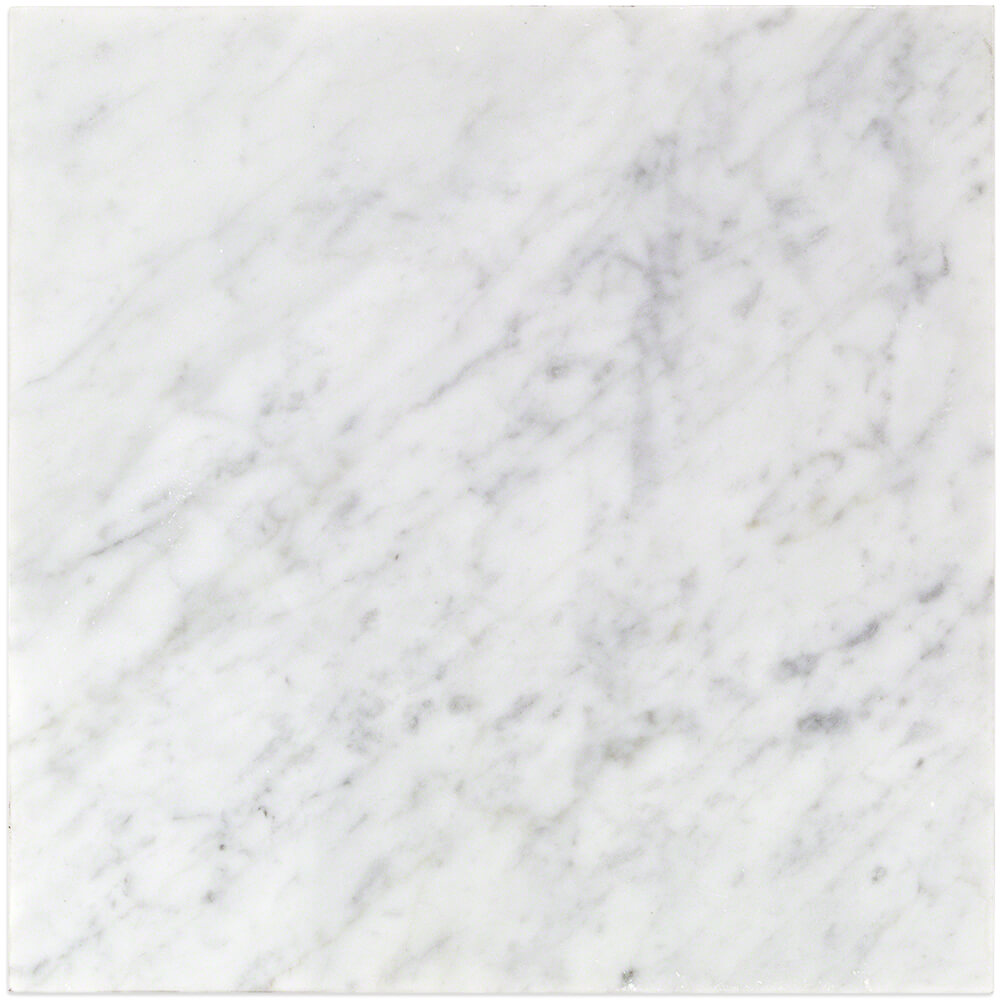 Statuario 12x12 Polished Marble Tile 